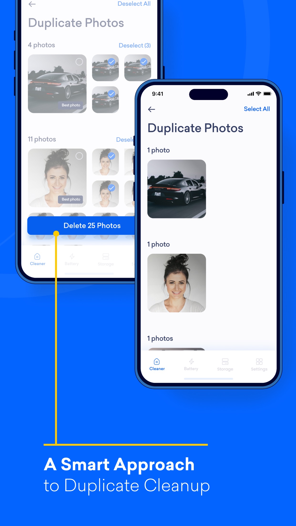 Duplicate photo review in Cycle Cleaner